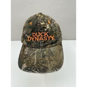 Outdoor Cap A&E Duck Dynasty Baseball Hat Camo with Orange Logo Adjustable